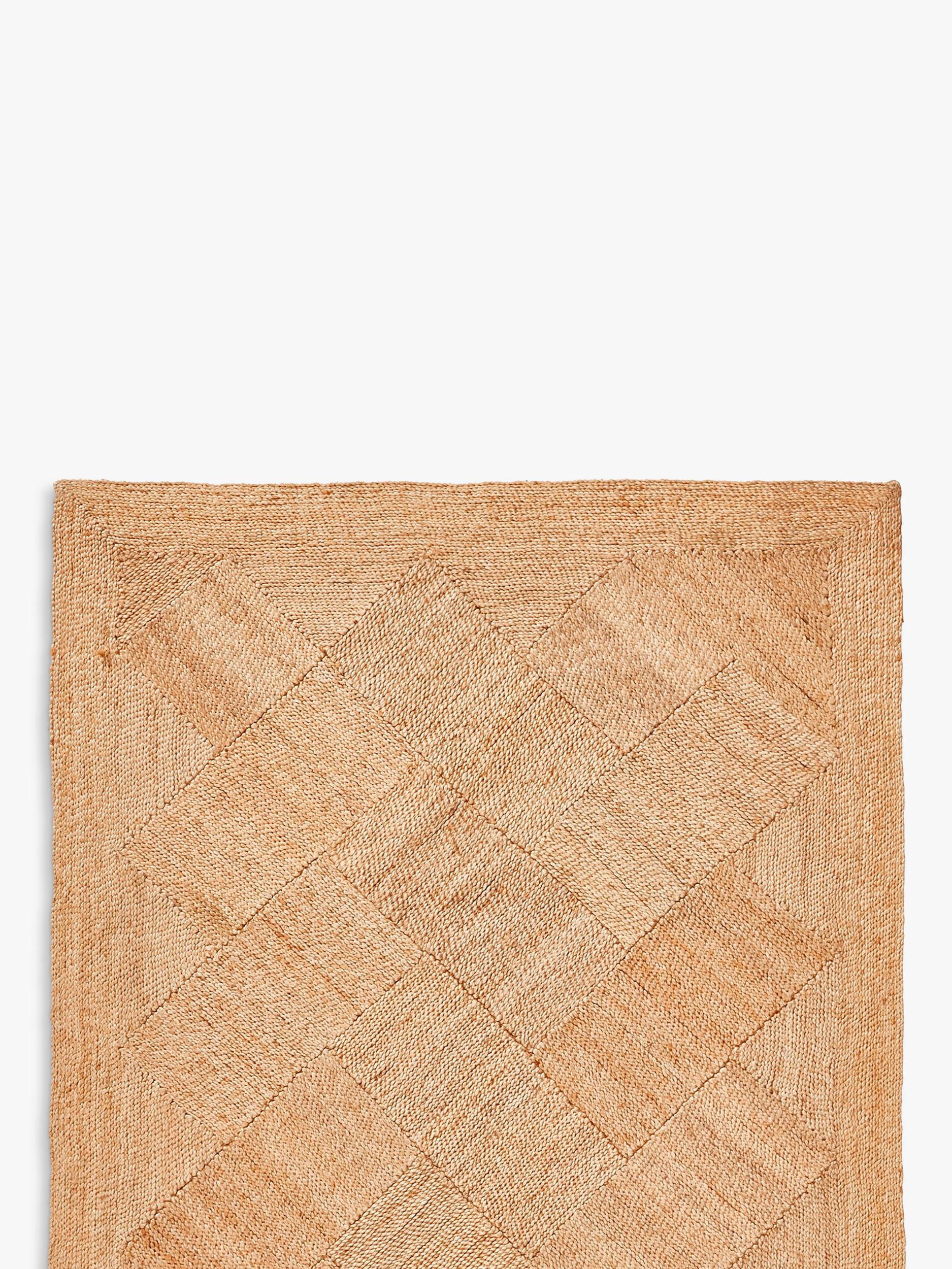 Pottery Barn Salvino pure jute rug natural 152x244cm, imported from the UK