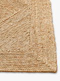 Pottery Barn Salvino pure jute rug natural 152x244cm, imported from the UK