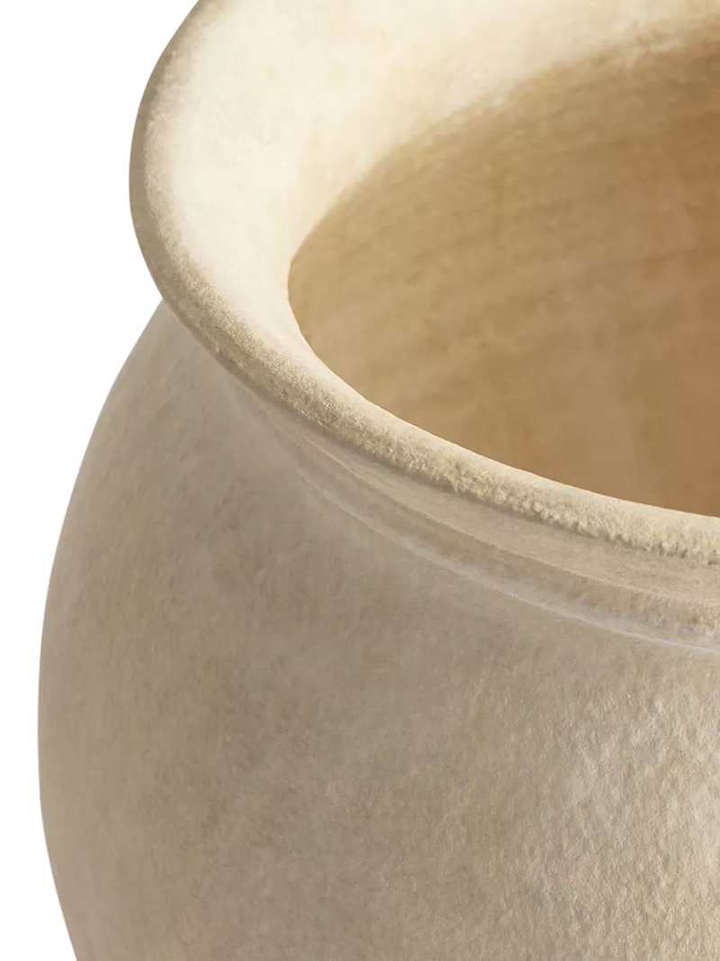 Pottery Barn artisan studio short earthenware vase 23cm, imported from the UK