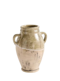 Pottery Barn terracotta vase sage H22cm - British product