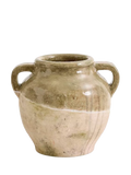 Pottery Barn French Pot Terracotta Vase Sage H22cm