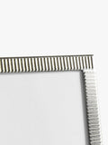 Pottery Barn Maeve textured metal photo frame silver, imported from the UK