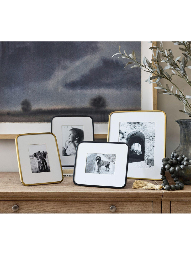 Pottery Barn Radius photo frame brass 27x22cm, UK version