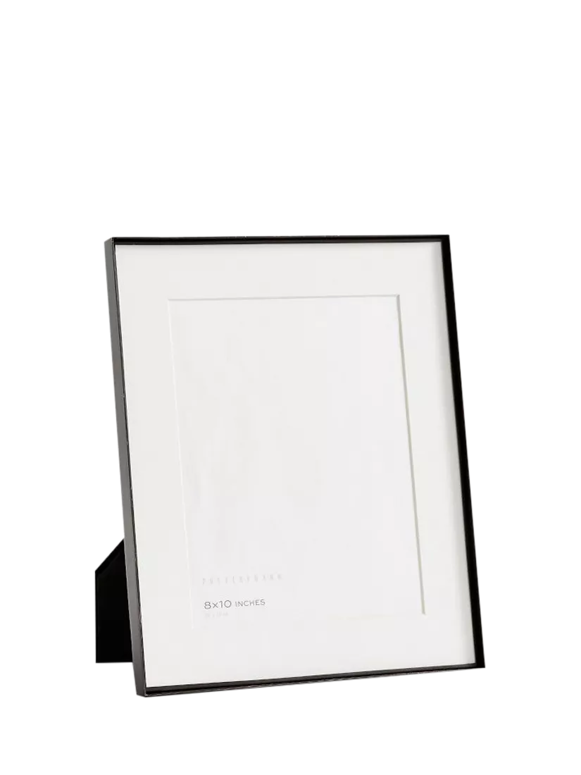 Pottery Barn black steel photo frame 34x29cm - British product