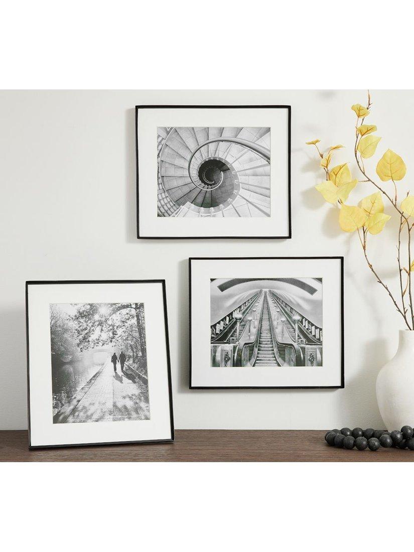 Pottery Barn black steel photo frame 34x29cm - British product