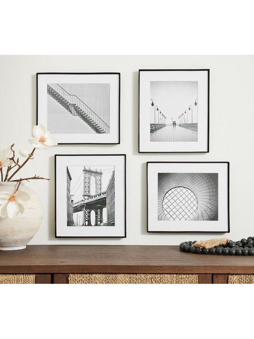 Pottery Barn black steel photo frame 34x29cm - British product