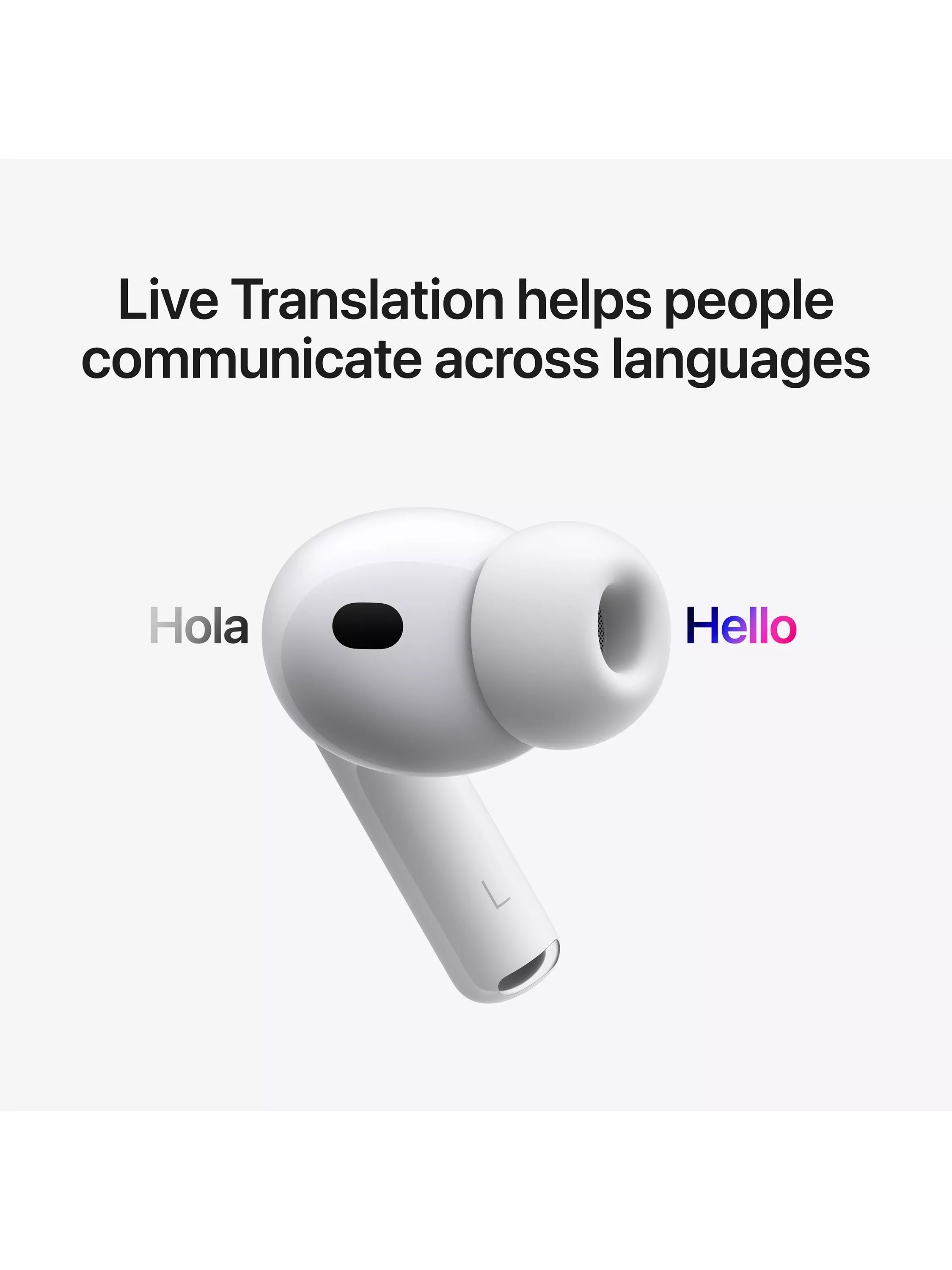 Apple AirPods Pro 3 wireless earbuds white, UK version