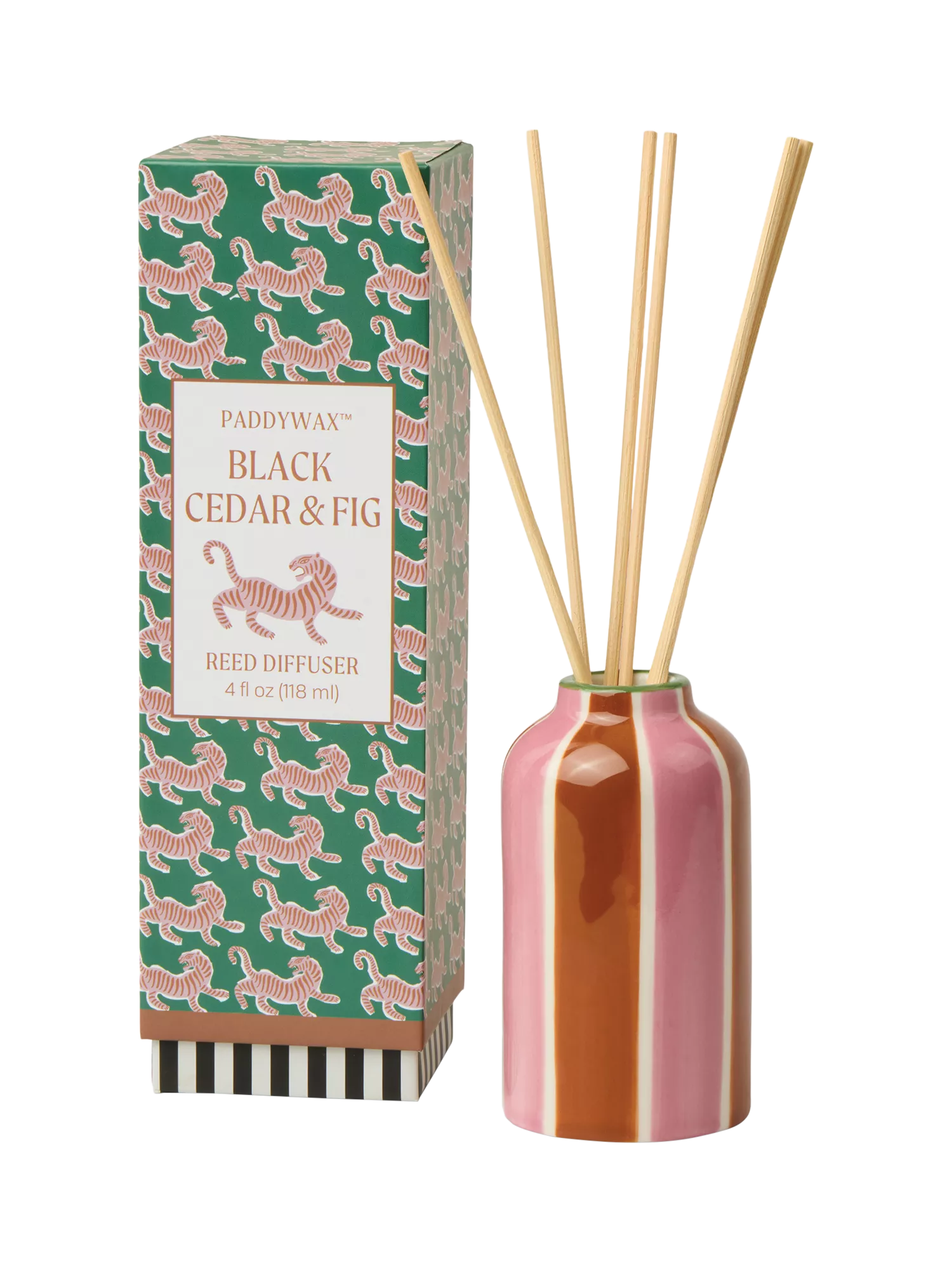 Paddywax A Dopo Black Cedar Fig reed diffuser 118ml (British brand)