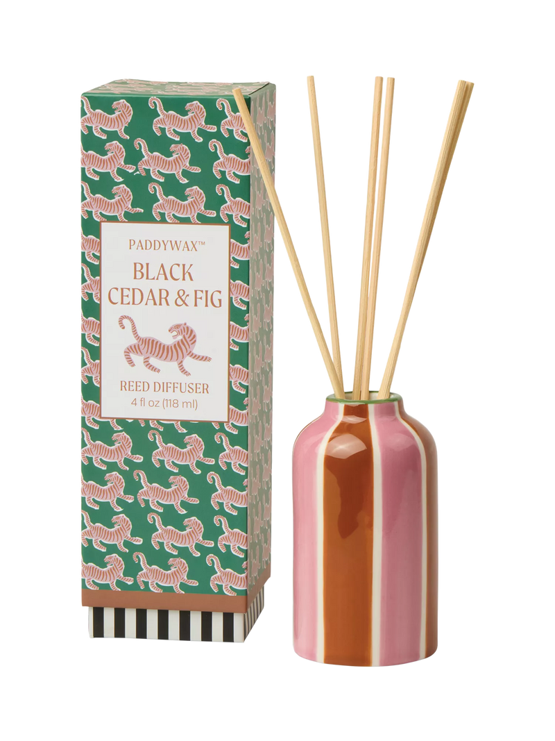 Paddywax A Dopo Black Cedar Fig reed diffuser 118ml (British brand)