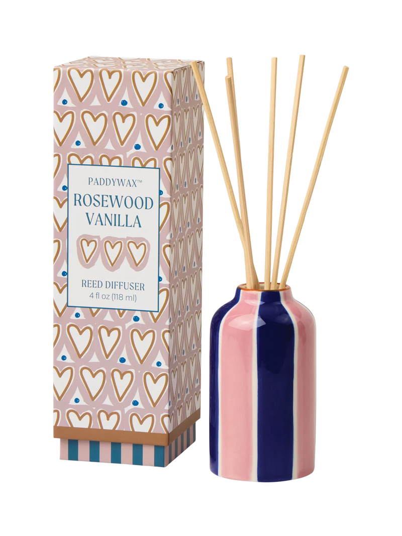Paddywax A Dopo Rosewood Vanilla reed diffuser 118ml, UK version