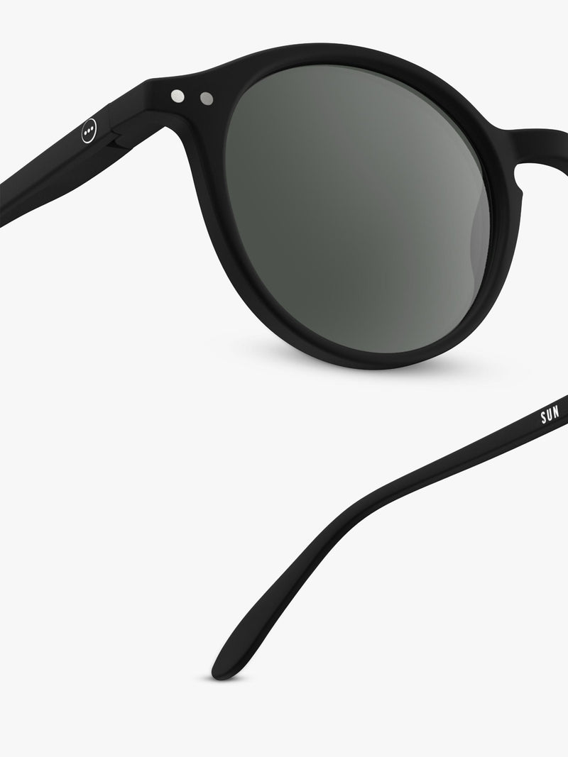 IZIPIZI round sunglasses with black lenses, imported from the UK