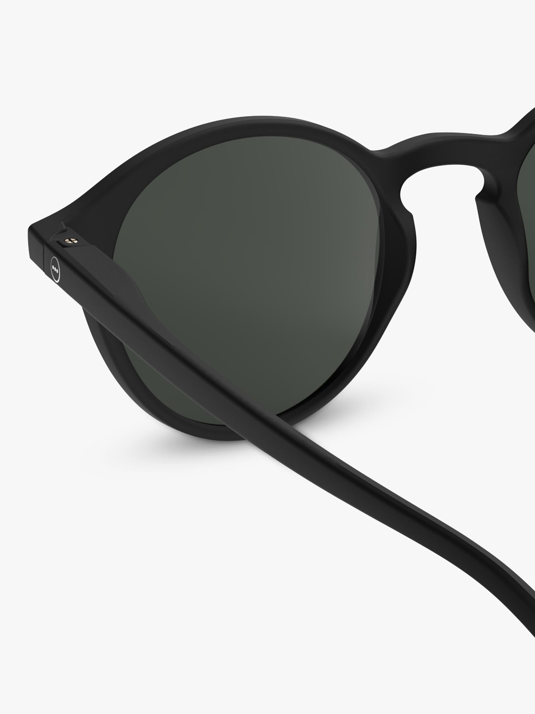 IZIPIZI round sunglasses with black lenses, imported from the UK