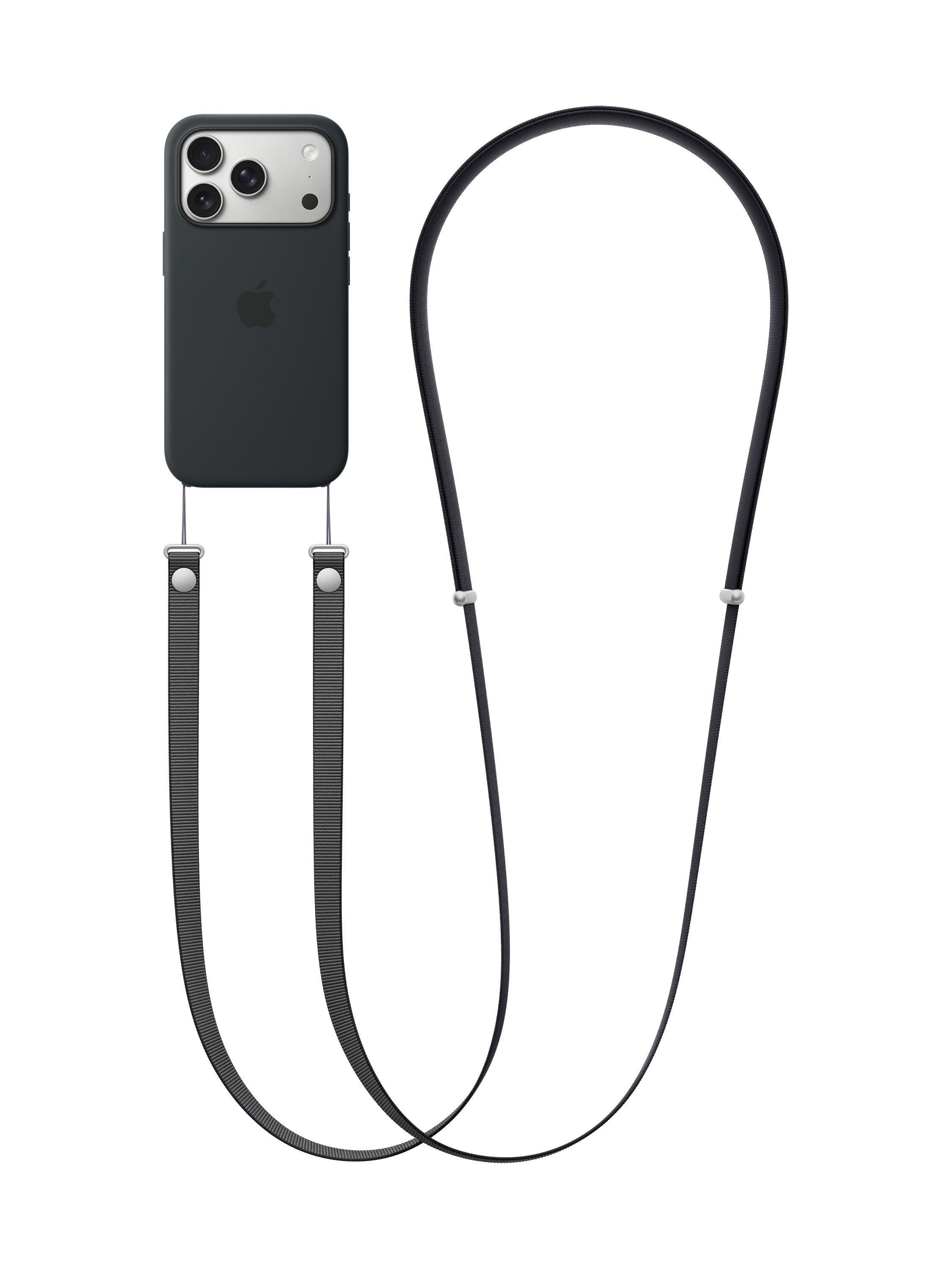 Apple iPhone crossbody strap with woven fabric (British brand)