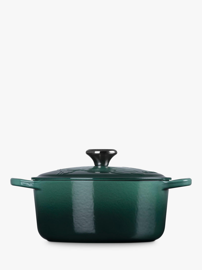 Le Creuset Elphaba embossed round casserole 24cm, UK version