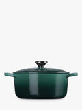 Le Creuset Elphaba embossed round casserole 24cm, UK version