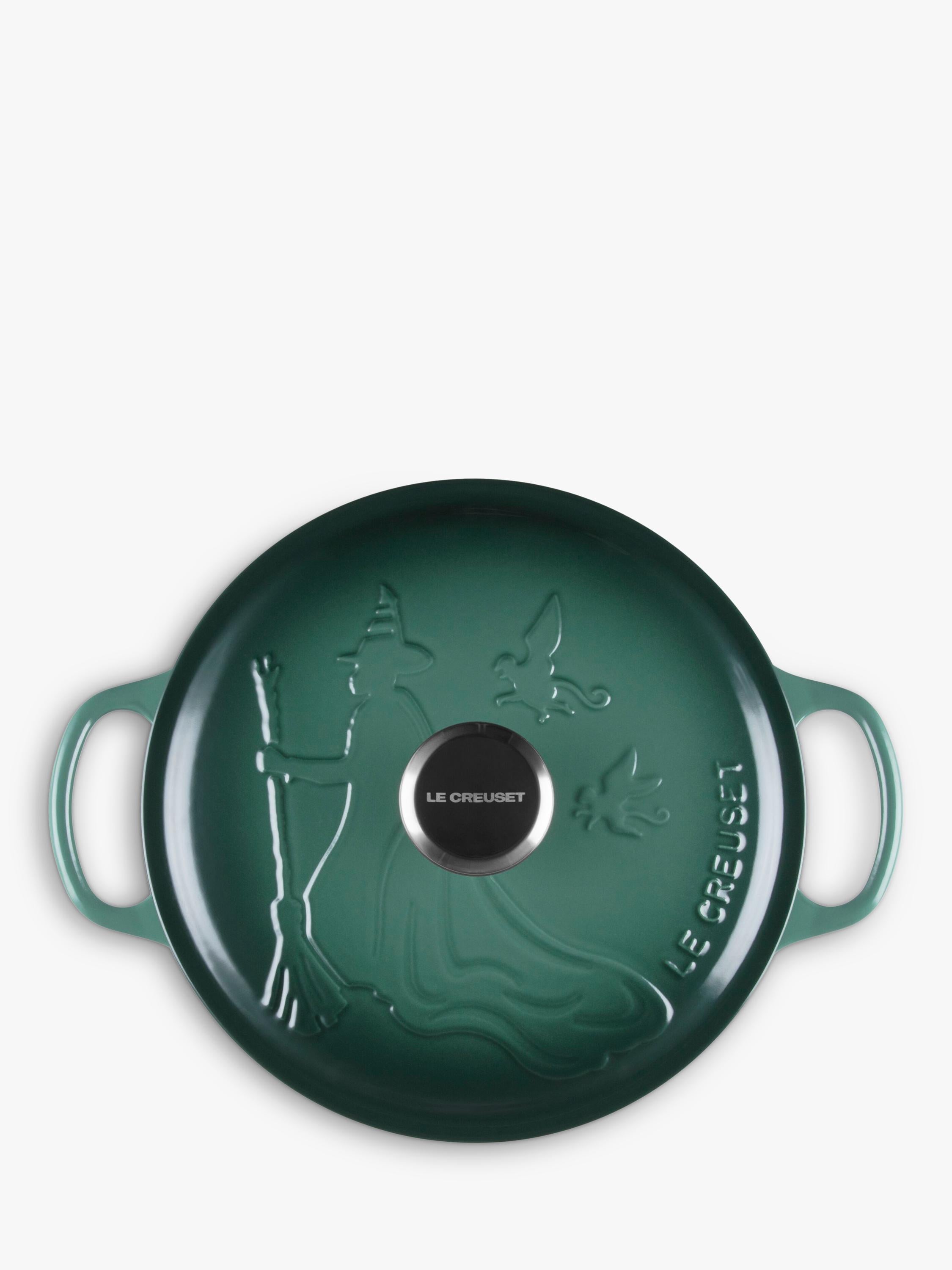 Le Creuset Elphaba embossed round casserole 24cm, UK version