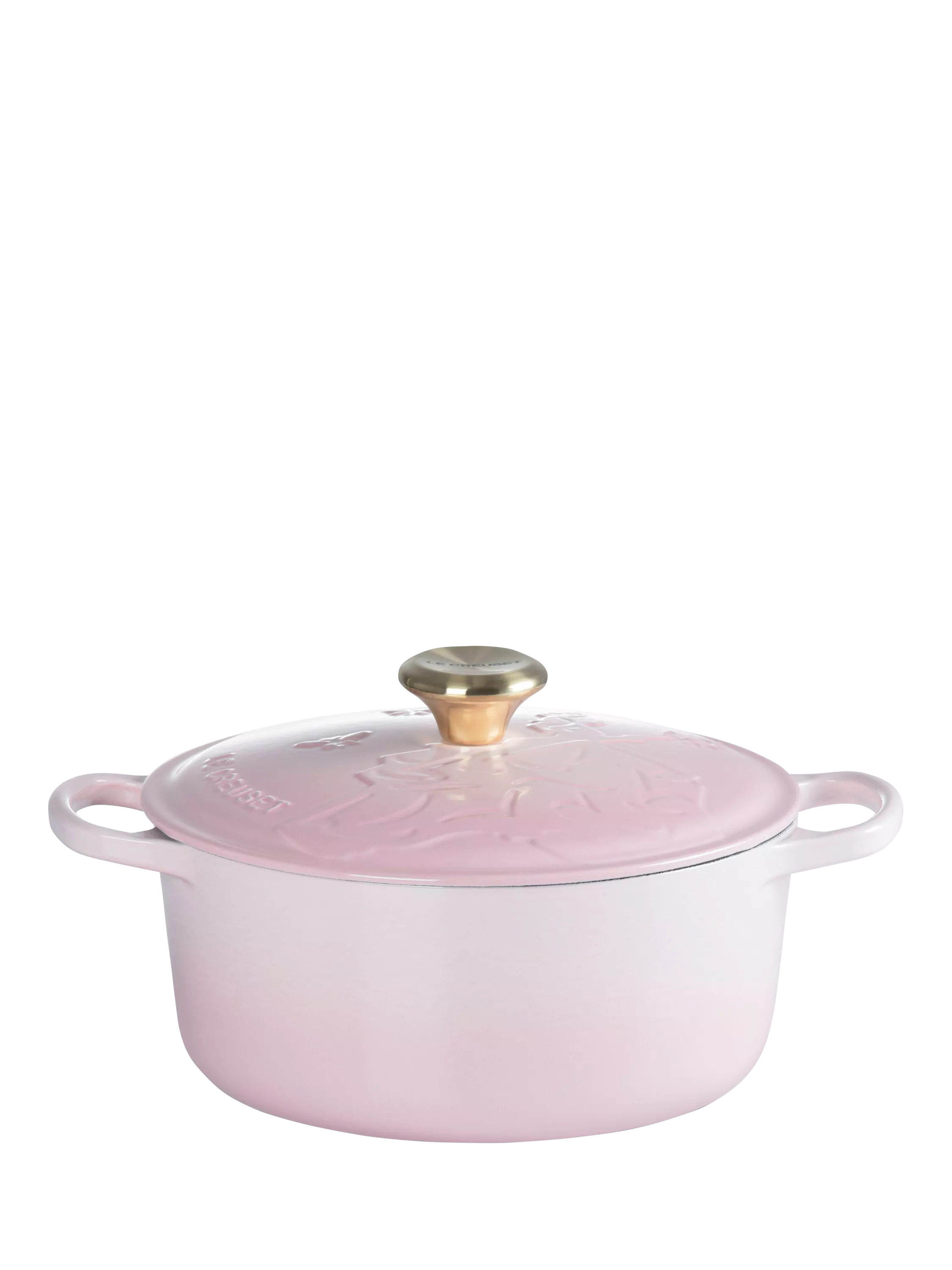 Le Creuset Wicked Glinda shell pink casserole 24cm, imported from the UK
