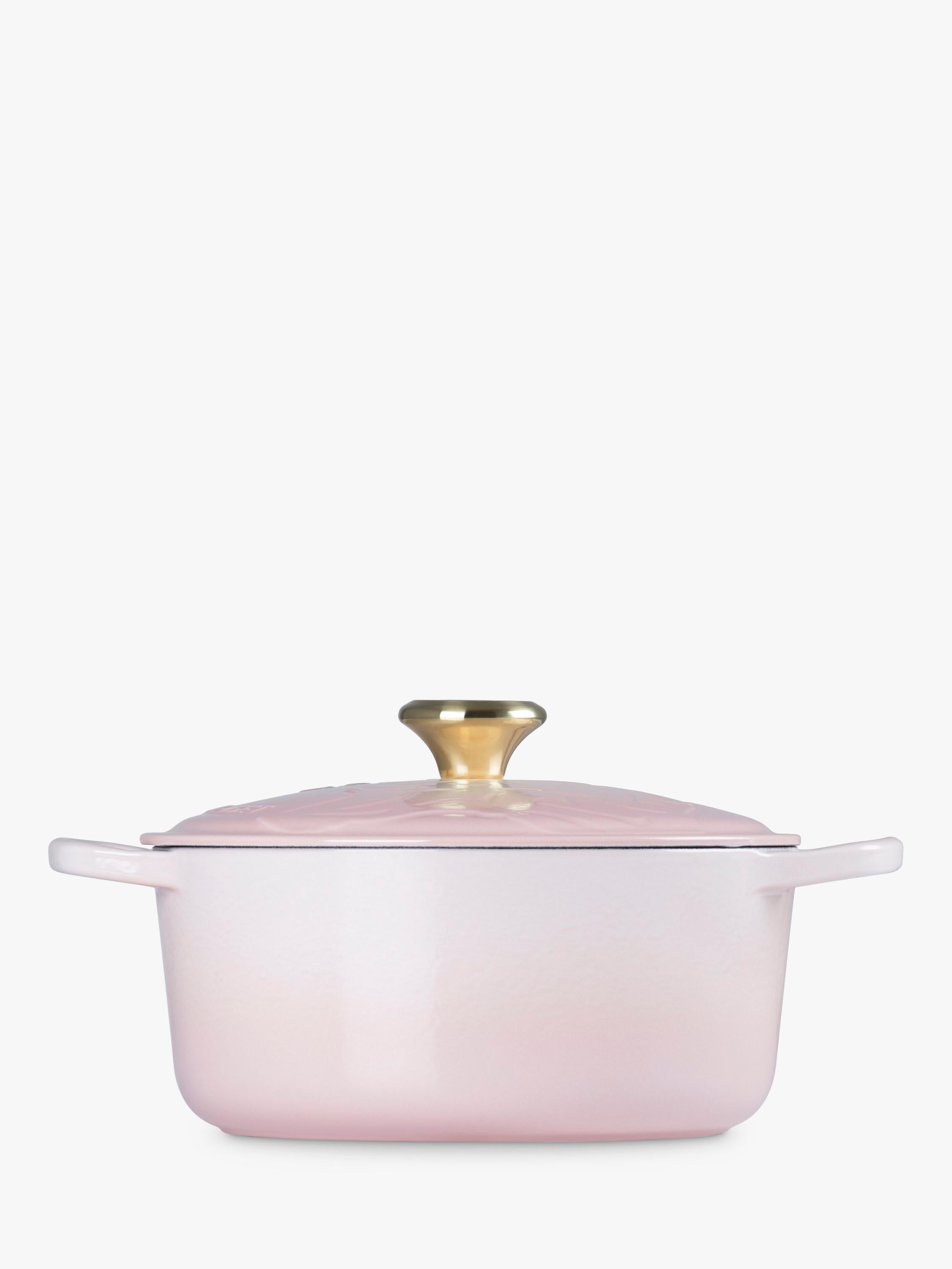 Le Creuset Wicked Glinda shell pink casserole 24cm, imported from the UK