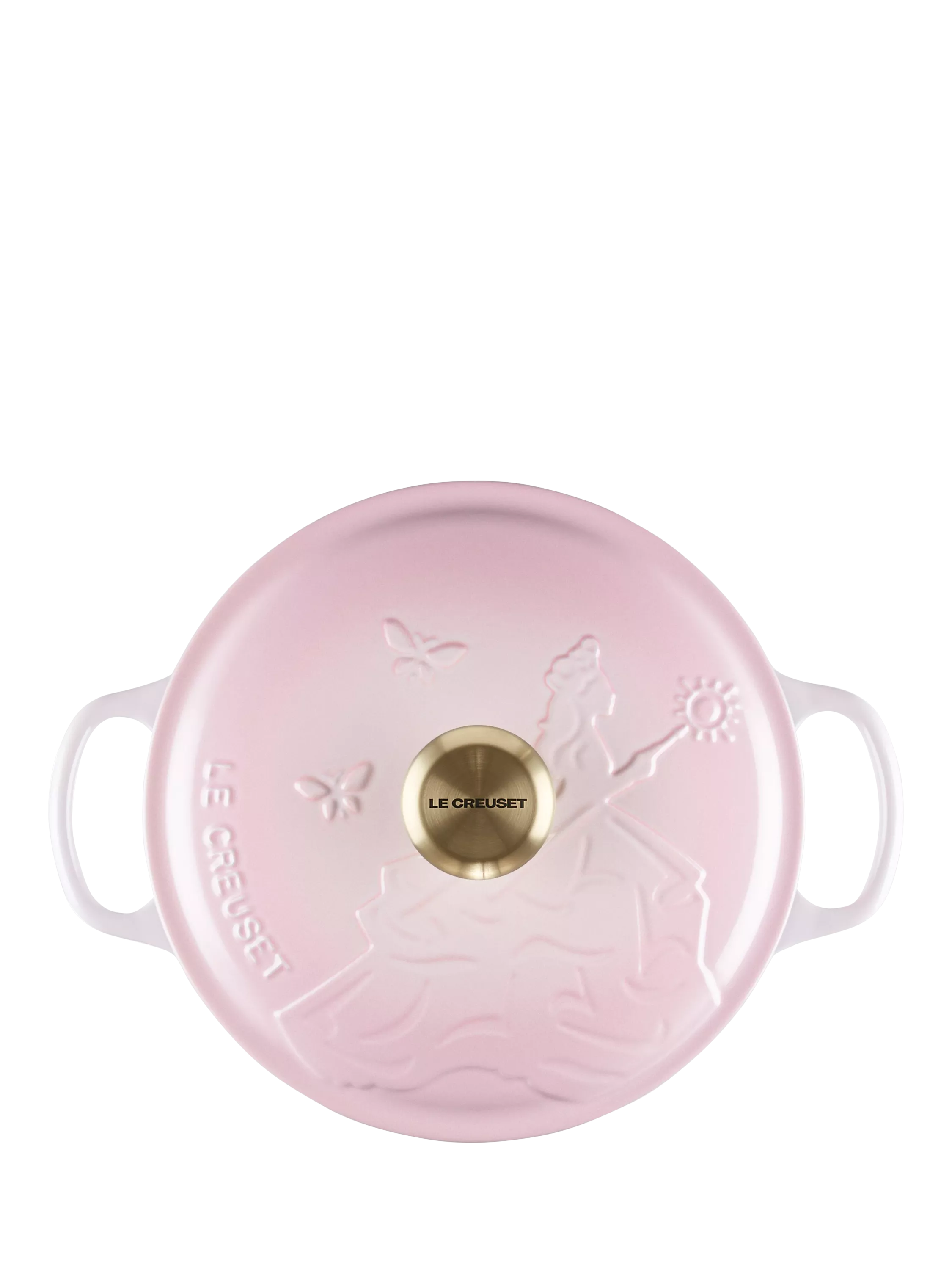 Le Creuset Wicked Glinda shell pink casserole 24cm, imported from the UK