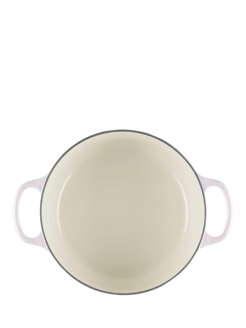 Le Creuset Wicked Glinda shell pink casserole 24cm, imported from the UK