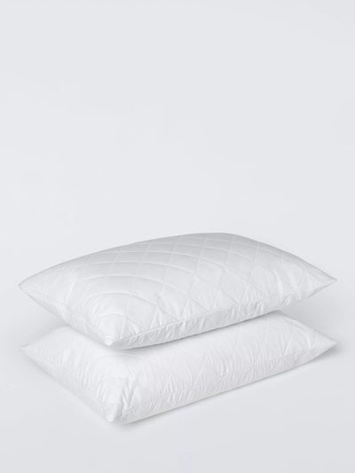 John Lewis John Lewis Easycare Waterproof Standard Pillow Protector Pair- Buy online at McGrocer
