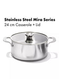 OXO Mira casserole 24cm stainless steel (British brand)