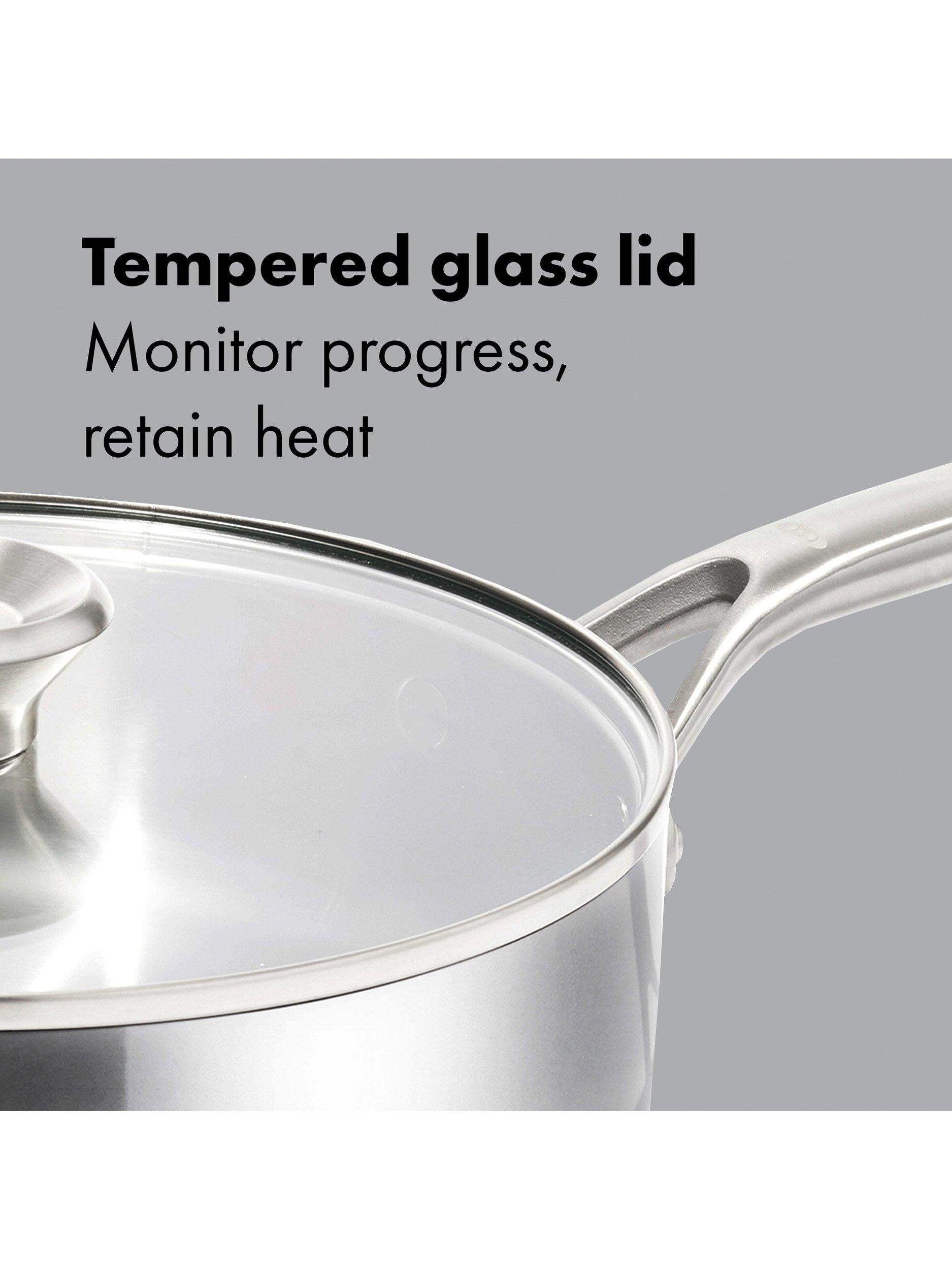 OXO Mira saute pan stainless steel 24cm (British brand)