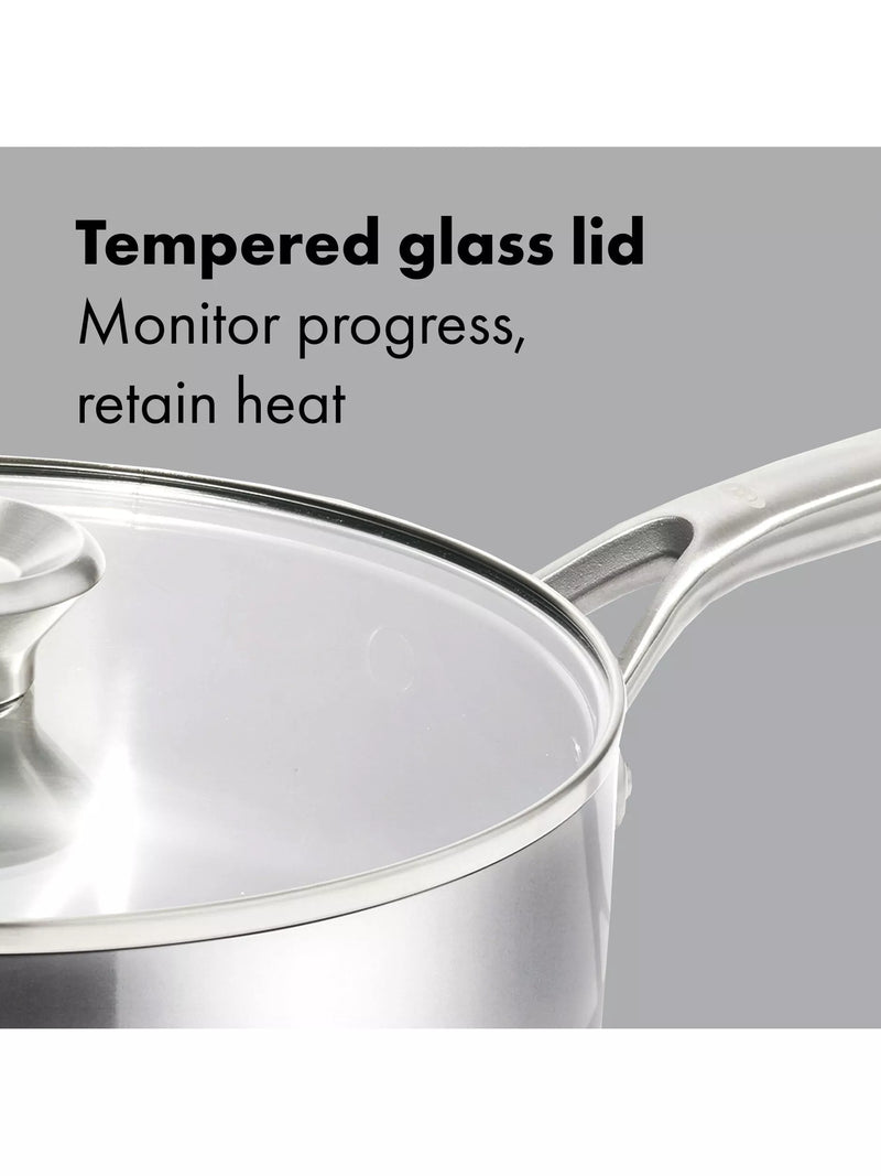 OXO Mira saute pan stainless steel 24cm (British brand)