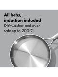 OXO Mira saute pan stainless steel 24cm (British brand)