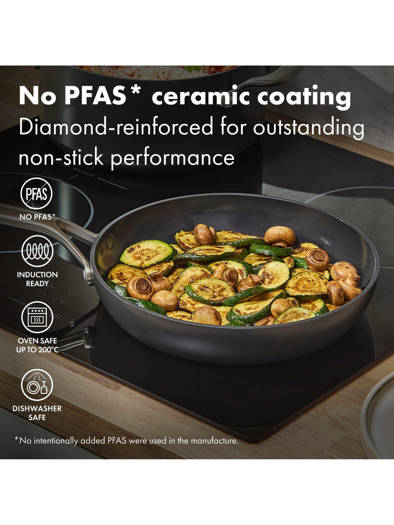 OXO ceramic non-stick frying pan set 20-26cm - British product