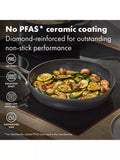 OXO ceramic non-stick frying pan set 20-26cm - British product
