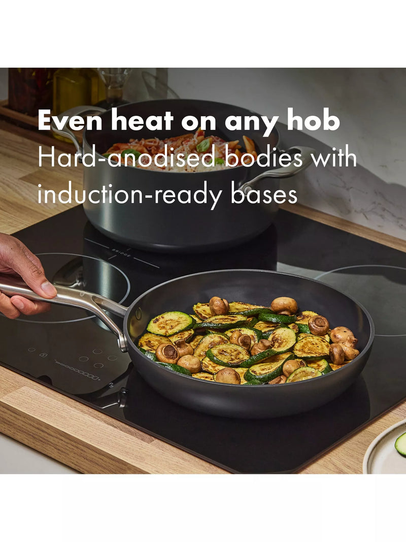 OXO ceramic non-stick frying pan set 20-26cm - British product