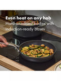 OXO ceramic non-stick frying pan set 20-26cm - British product