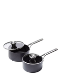 OXO hard anodised saucepan set 2 piece - British product