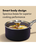 OXO hard anodised saucepan set 2 piece - British product