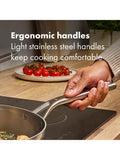 OXO Mira stainless steel frying pan set 20cm and 26cm, UK version