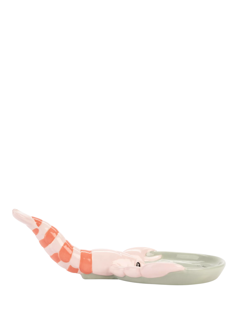 Yvonne Ellen lobster spoon rest in pink (British brand)