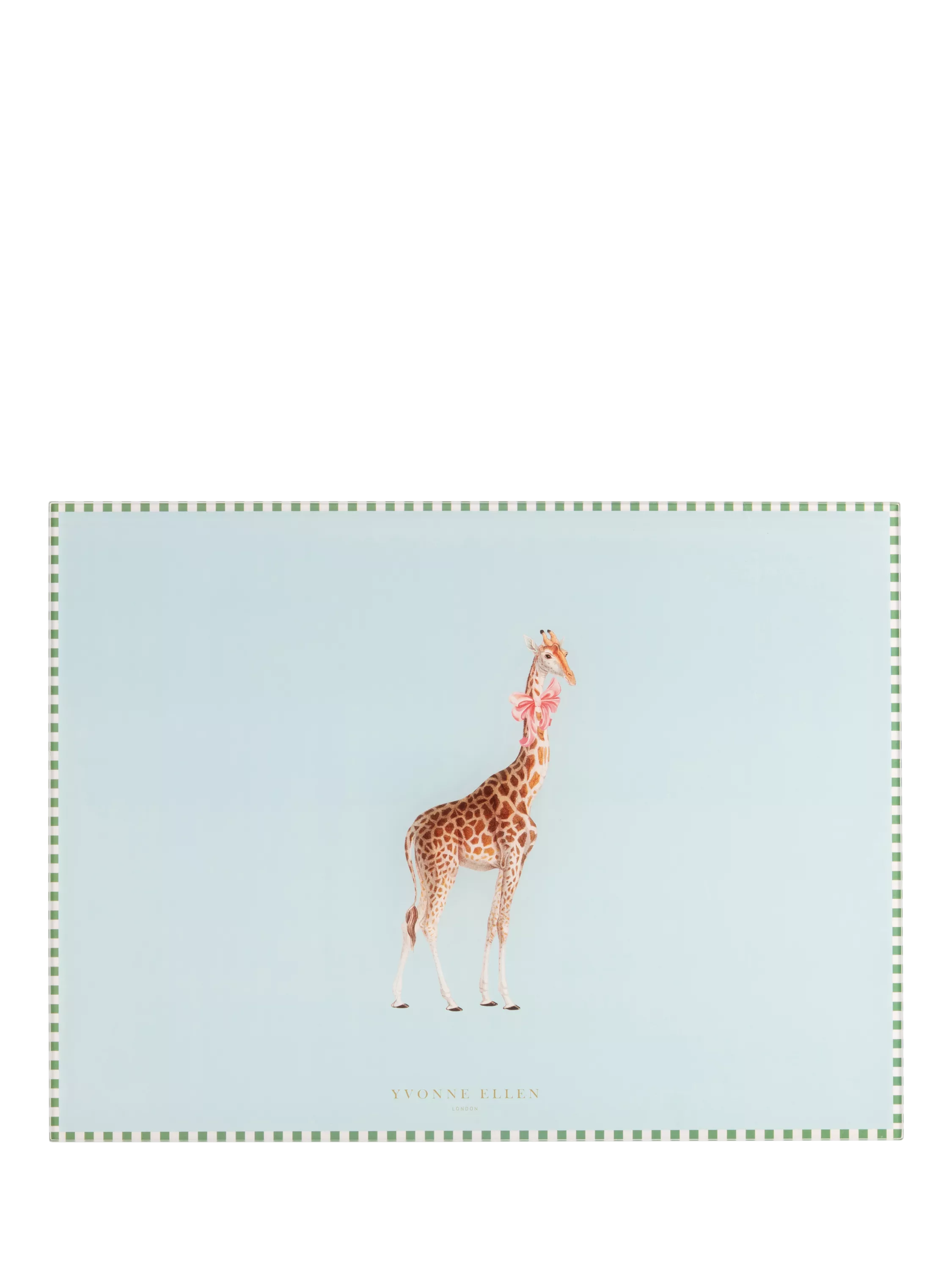 Yvonne Ellen giraffe worktop saver 40x30cm glass - British product
