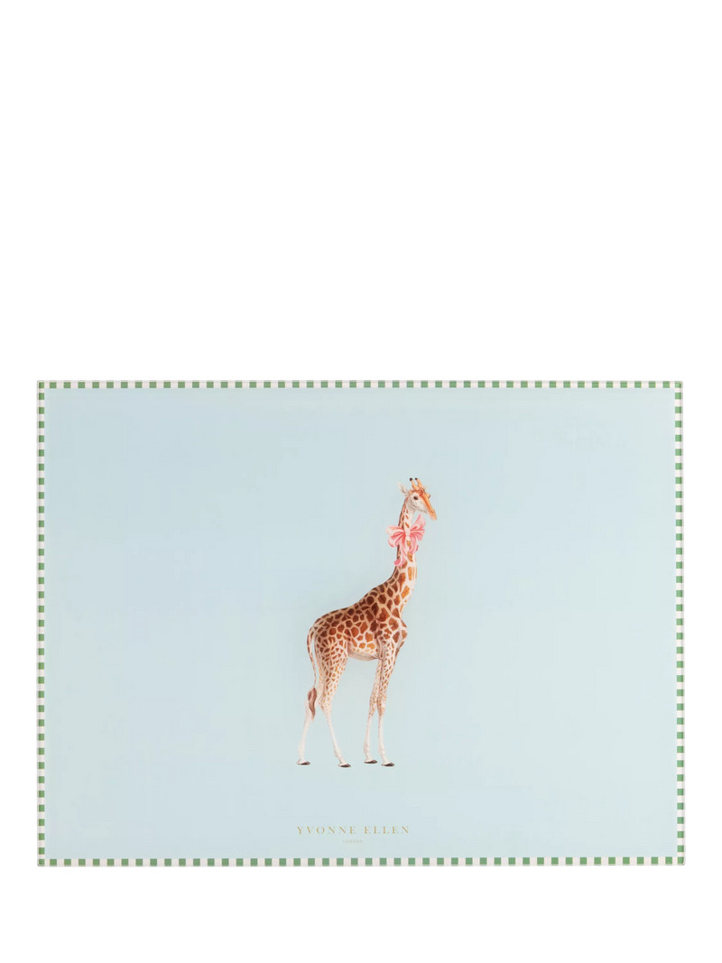 Yvonne Ellen giraffe worktop saver 40x30cm glass - British product