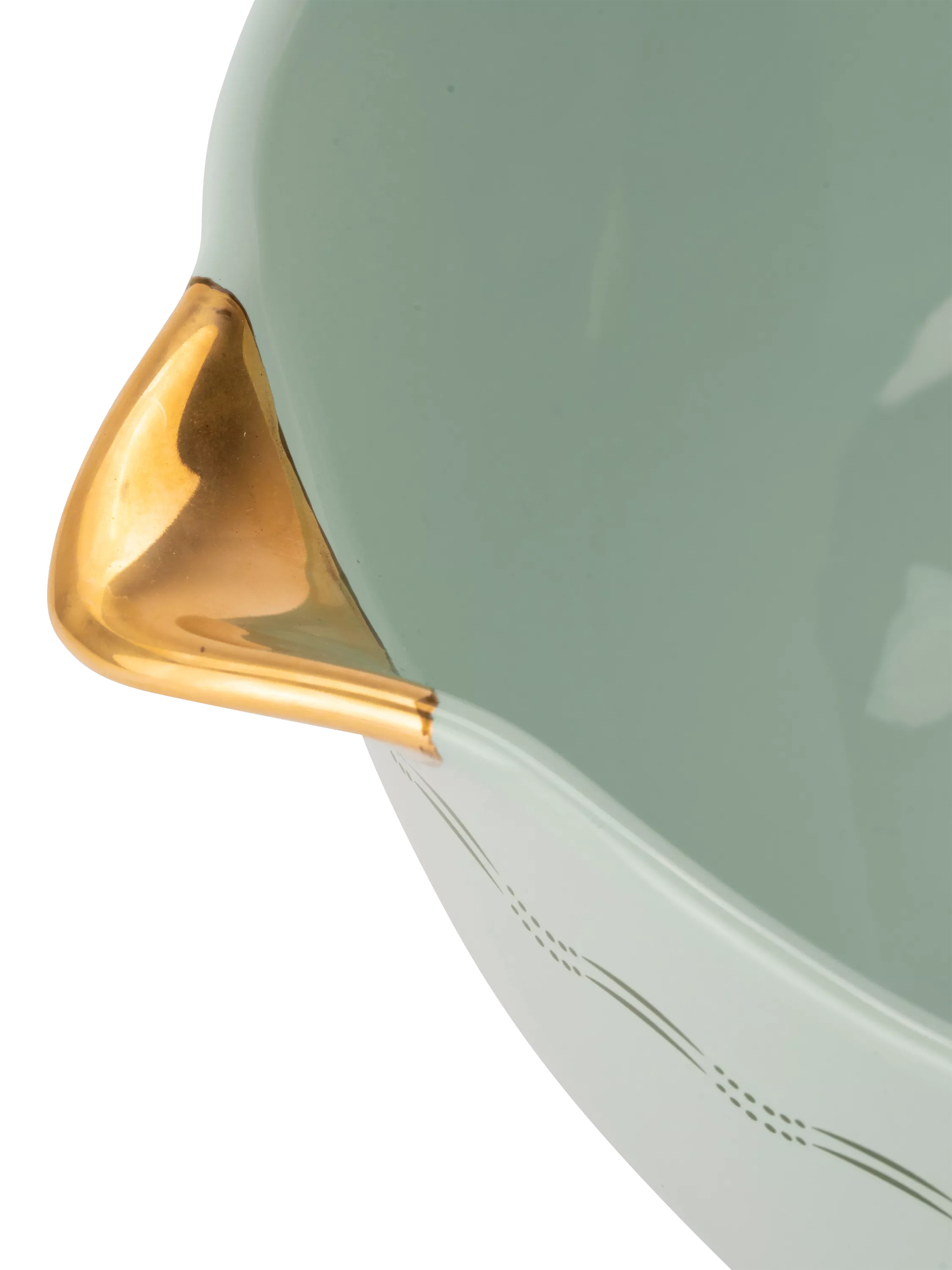 Yvonne Ellen whale mixing bowl green 12x25cm, imported from the UK