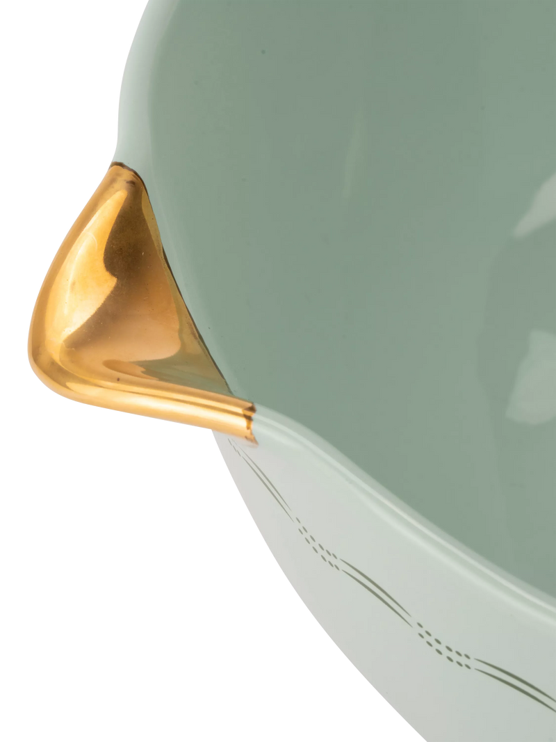 Yvonne Ellen whale mixing bowl green 12x25cm, imported from the UK