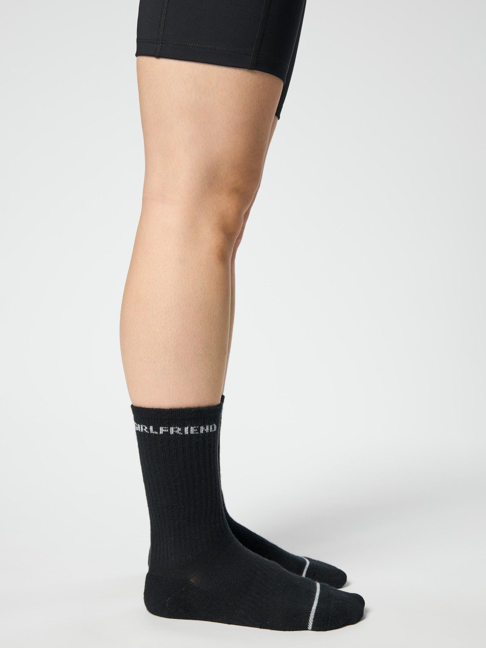 Girlfriend Collective stretch crew socks pack of 3 (British brand)