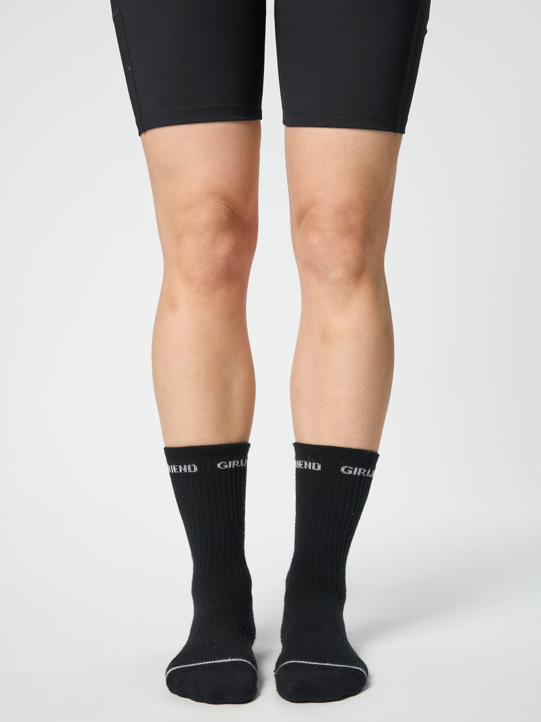 Girlfriend Collective stretch crew socks pack of 3 (British brand)