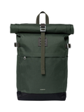 Sandqvist Icon Rolltop Backpack Multi Olive - British product