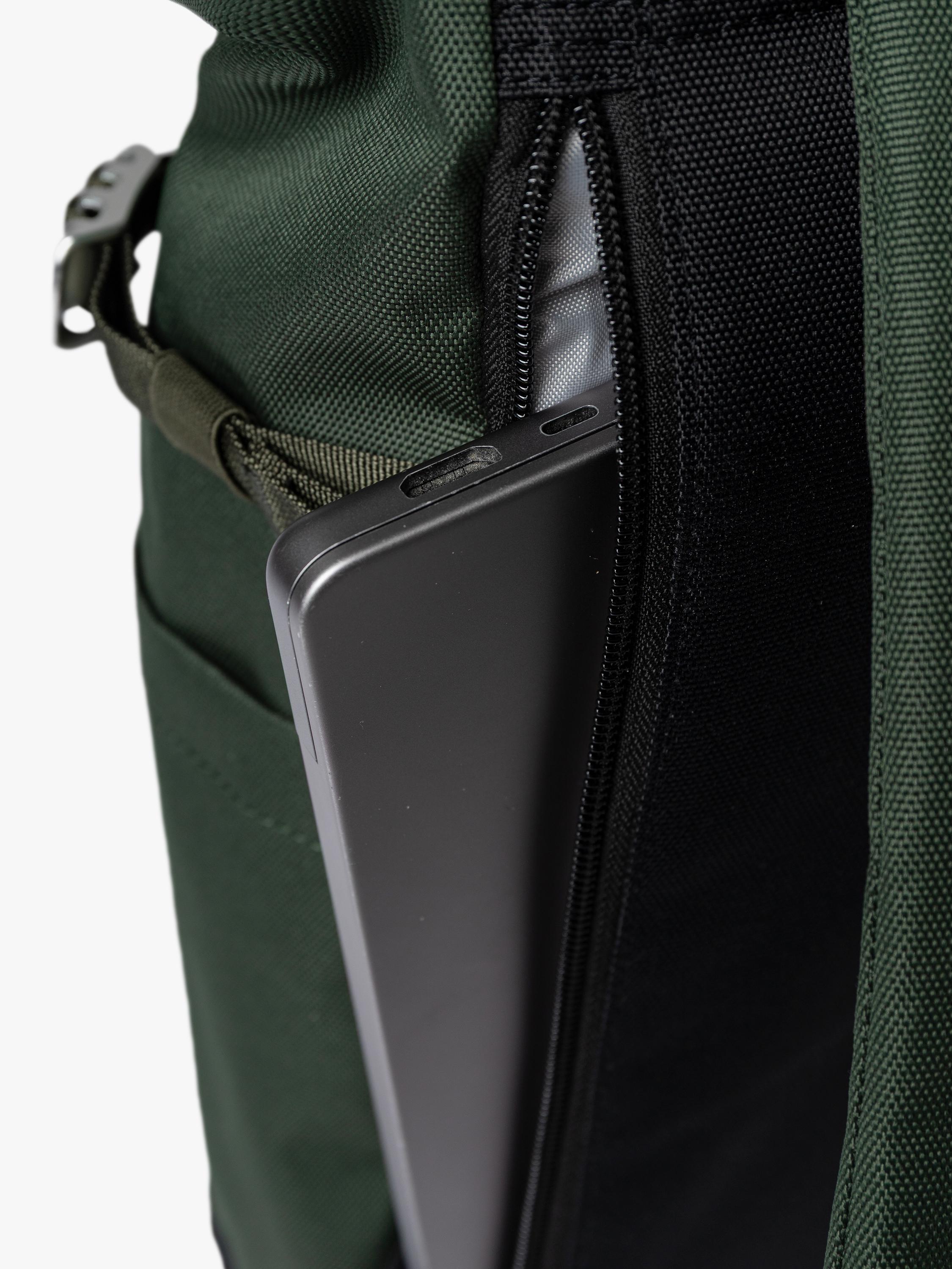 Sandqvist Icon Rolltop Backpack Multi Olive - British product