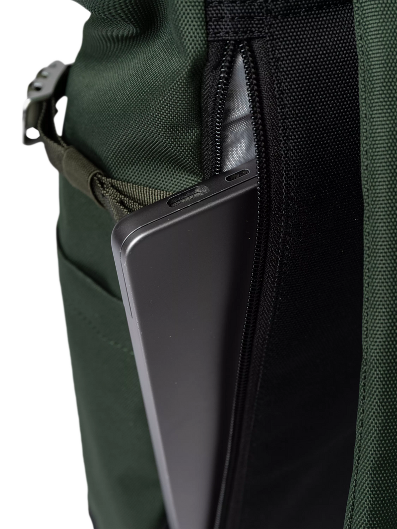 Sandqvist Icon Rolltop Backpack Multi Olive - British product