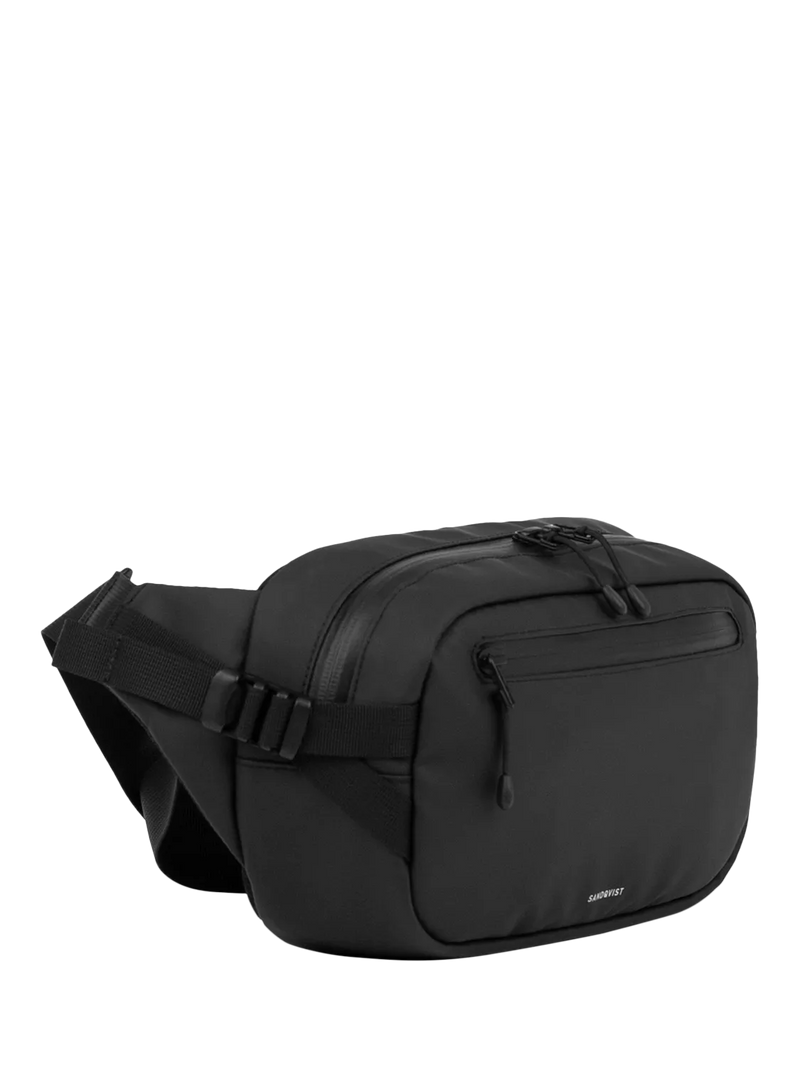 Sandqvist Stream crossbody bag black, imported from the UK