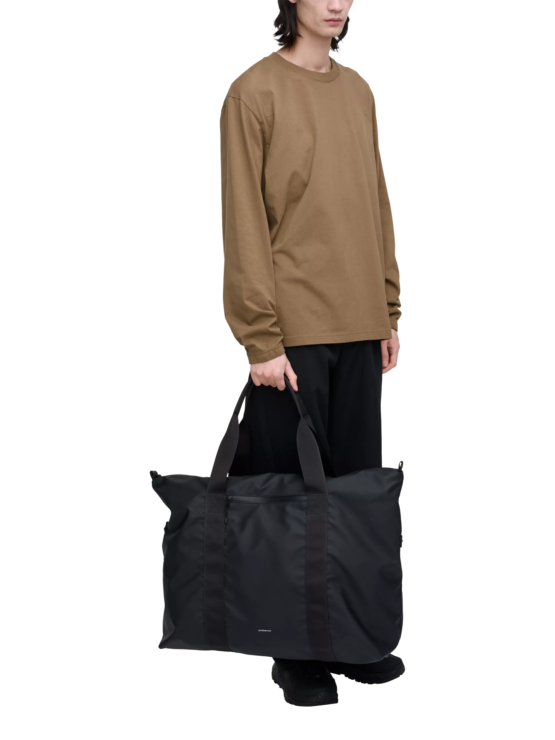 Sandqvist Stream Weekender Bag Black, UK version