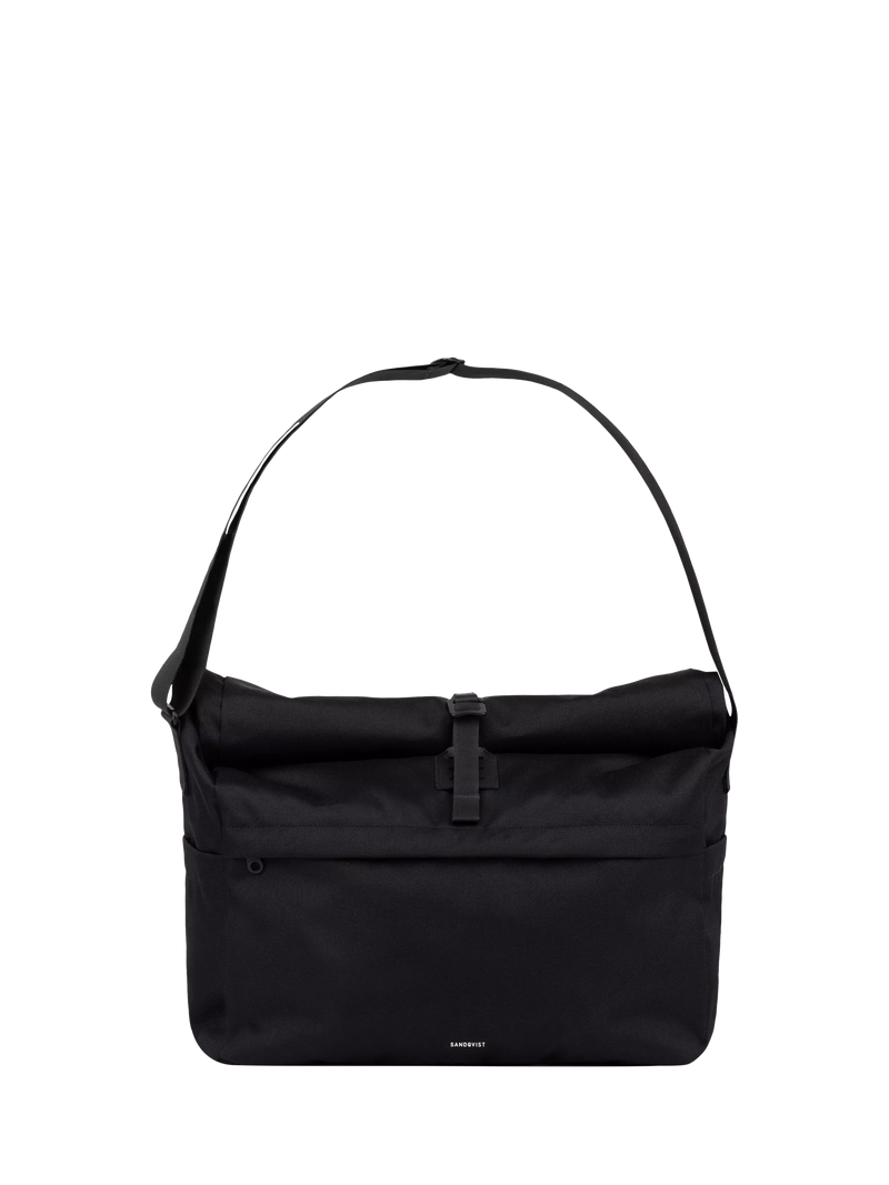 Sandqvist Icon messenger bag black (British brand)
