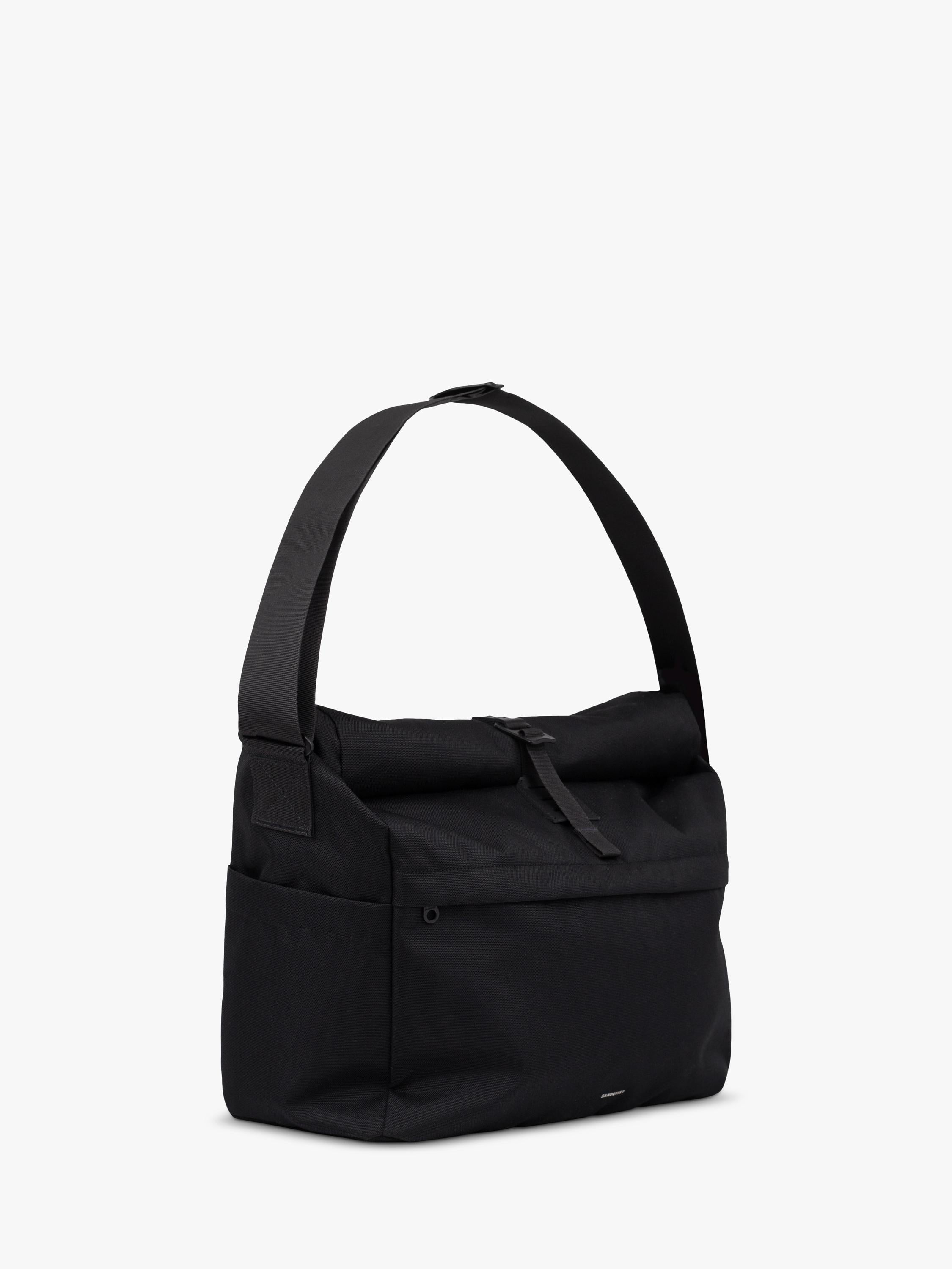 Sandqvist Icon messenger bag black (British brand)